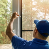 Montage eines Fliegengitters